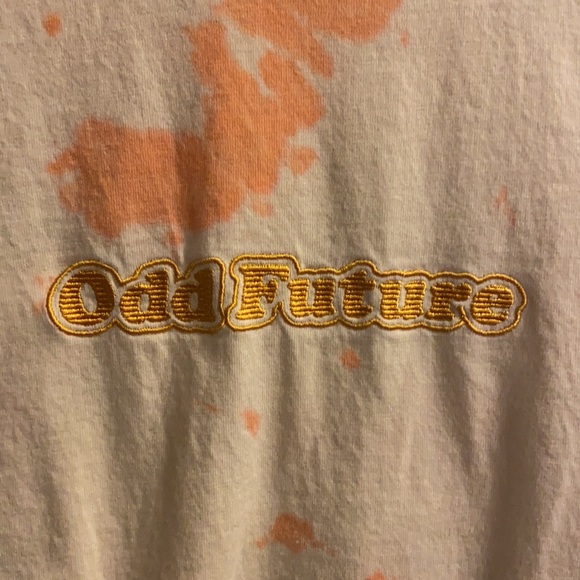 Odd Future peach splatter wash t-shirt, size s - Picture 3 of 4